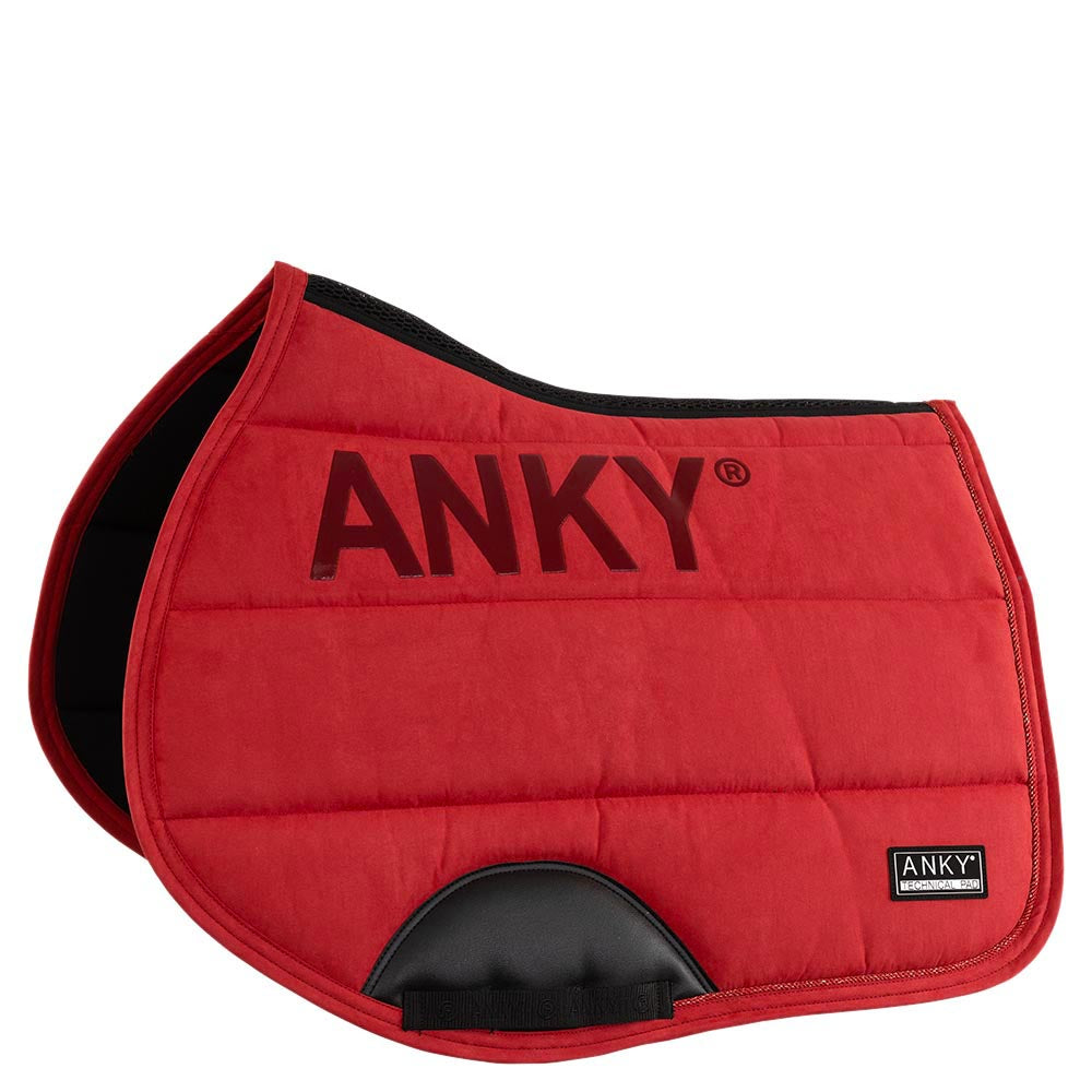 Anky – Tapis Anatomic Tech Jumping True Red (Rouge) CSO  | Sellerie Bucéphale