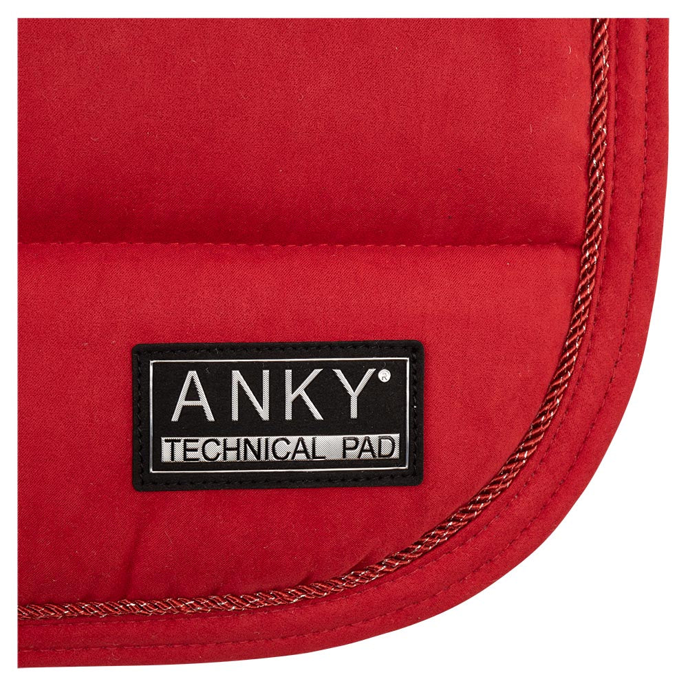 Anky – Tapis Anatomic Tech Jumping True Red (Rouge) CSO  | Sellerie Bucéphale