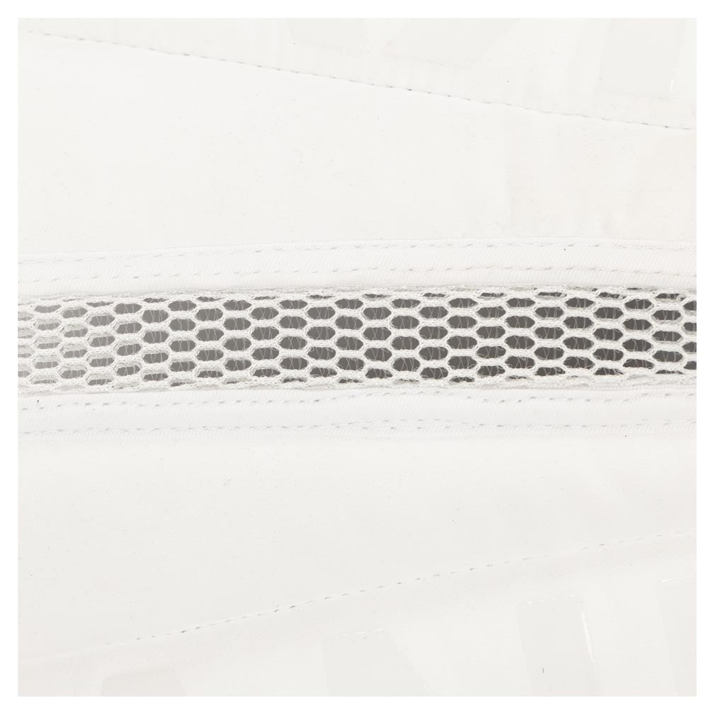 Anky – Tapis Anatomic Tech Dressage Blanc Dressage détail gouttière mesh  | Sellerie Bucéphale