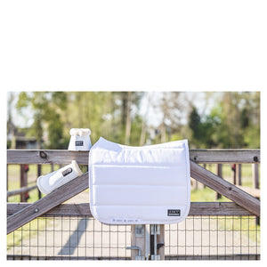 Anky – Tapis Anatomic Tech Dressage Blanc Dressage ensemble | Sellerie Bucéphale