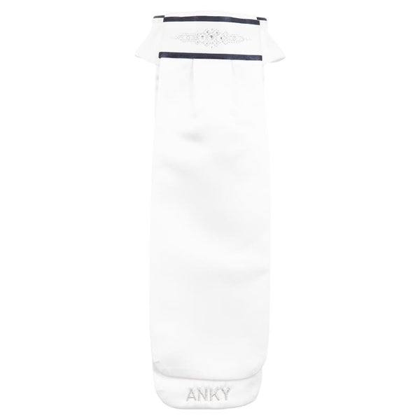 Anky – Lavallière Anky Crystal M Blanc/Bleu nuit  | Sellerie Bucéphale