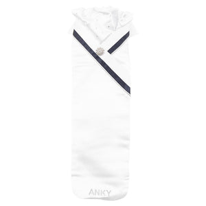 Anky – Lavallière Symphony C-Wear Blanc/bleu nuit M  | Sellerie Bucéphale