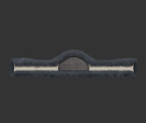 Mattès – Housse Slim-Line pour sangle longue asymétrique 105cm Champagne  | Sellerie Bucéphale