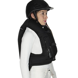 Helite – Gilet Airbag Airjacket adulte Noir L-L  | Sellerie Bucéphale