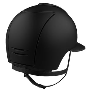 Casque KEP Cromo 2.0 Matt Visière Polo Noir arrière | Sellerie Bucéphale
