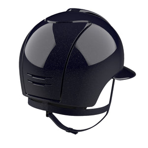 Casque KEP Cromo 2.0 Metal Diamond Visière Polo BLEU arrière | Sellerie Bucéphale