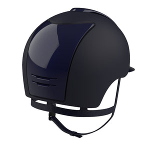 Casque KEP Cromo 2.0 Textile Polish Bleu arrière | Sellerie Bucéphale