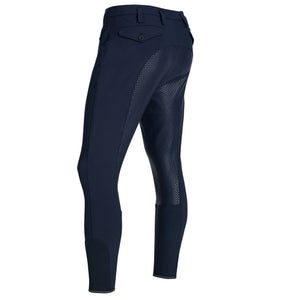 Pikeur – Culotte homme Pikeur Rossini II full grip Nightblue (bleu marine) côté | Sellerie Bucéphale