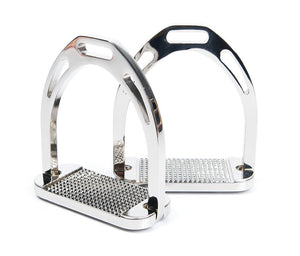 Etriers aluminium argent | Sellerie Bucéphale