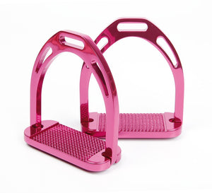 Etriers aluminium Rose fuchsia | Sellerie Bucéphale