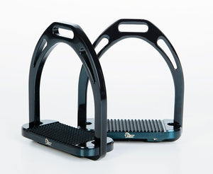 Etriers aluminium bleu marine | Sellerie Bucéphale