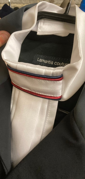 Lamantia Couture – Lavallière Lamantia Couture Marine-bordeaux   | Sellerie Bucéphale