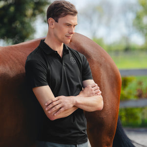 Shirt POLO SHIRT MALE REFLEXX 23  Gris porté | Sellerie Bucéphale