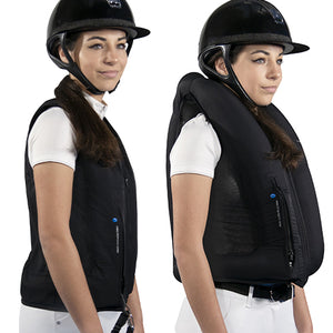 Helite – Gilet Airbag Zip’In 2 Noir S  | Sellerie Bucéphale