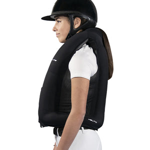 Helite – Gilet Airbag Zip’In 2 Noir M  | Sellerie Bucéphale