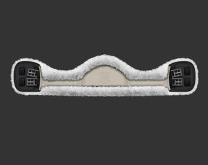 Mattès – Sangle courte asymétrique Slim-Line avec housse amovible Mattès 50cm Champagne  | Sellerie Bucéphale