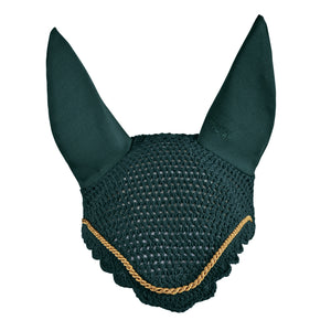 Eskadron – Bonnet chasse mouches Eskadron corde dorée Mûre Cheval  | Sellerie Bucéphale