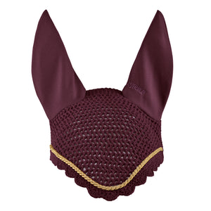 Eskadron – Bonnet chasse mouches Eskadron corde dorée Noir Cheval  | Sellerie Bucéphale