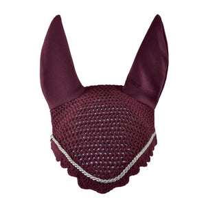 Eskadron – Bonnet chasse mouches Eskadron corde argentée Crème Poney  | Sellerie Bucéphale