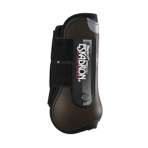 Eskadron – Guêtres Flexisoft Cross Country Eskadron Noir Cheval Antérieurs | Sellerie Bucéphale