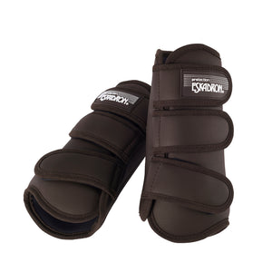 Eskadron – Guêtres de cross Eskadron Allround Marron Cheval Postérieurs | Sellerie Bucéphale