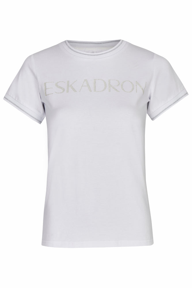 T-shirt Glitter Eskadron Reflexx 2023 Blanc face | Sellerie Bucéphale