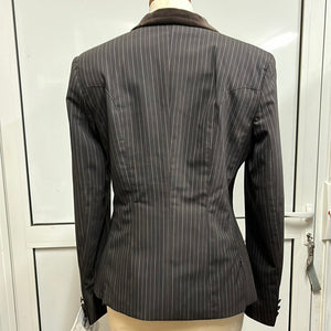 Pikeur – Veste Skarlett Pikeur rayée déstockage Marron 38  | Sellerie Bucéphale