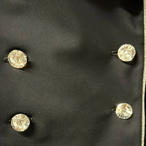 Lamantia Couture – Mini-frac Lamantia Couture femme SoftShell noir-argent strass 42   | Sellerie Bucéphale