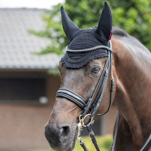 Le Mieux – Bonnet Diamante Acoustic Noir Cheval  | Sellerie Bucéphale