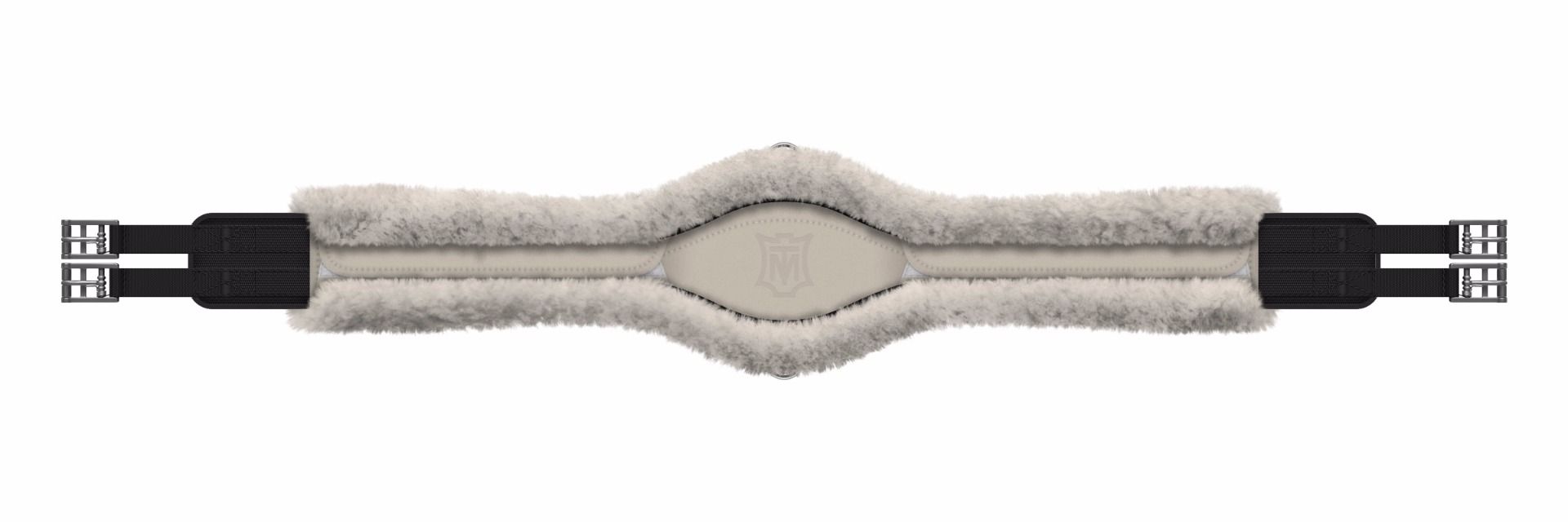 Mattès – Sangle longue Slim-Line anatomique avec housse amovible Mattès 105cm Marron  | Sellerie Bucéphale