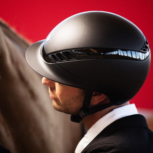 ABUS Pikeur – Casque AirLuxe PURE L Noir  | Sellerie Bucéphale