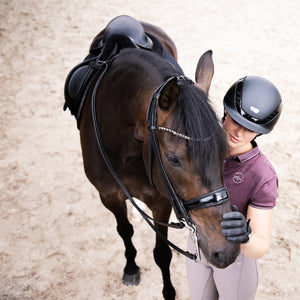 ABUS Pikeur – Casque AirLuxe PURE L Bleu marine  | Sellerie Bucéphale