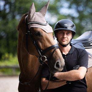 ABUS Pikeur – Casque AirLuxe PURE L Bleu marine  | Sellerie Bucéphale