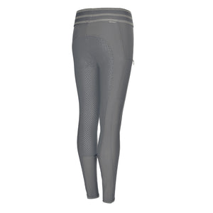 Legging PIKEUR IDA Athlesure Grip Gris (light grey) dos  | Sellerie Bucéphale