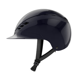 ABUS Pikeur – Casque AirLuxe PURE Shiny L Bleu marine  | Sellerie Bucéphale