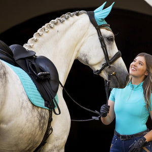 Le Mieux – Tapis de Dressage Suede Square LeMieux Azur Dressage  | Sellerie Bucéphale